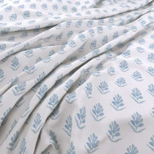 Sprigg Fabric from Wemyss Wee Prints collection - blue spotted printed