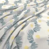 Posy Fabric from Wemyss Wee Prints collection - blue striped printed