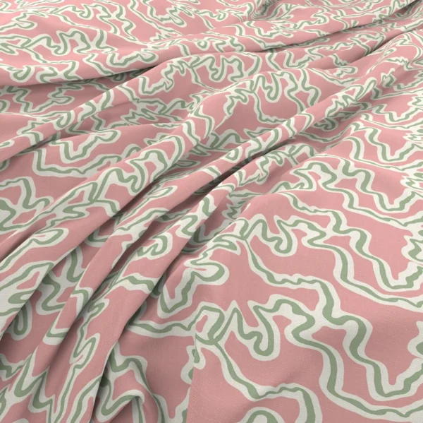 Ottilie Fabric - 20 Watermelon by Ottilie Fabric from Wemyss Wee Prints collection - pink contemporary printed