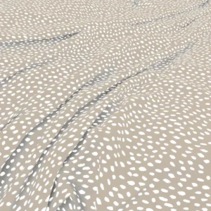 Dotty Fabric from Wemyss Wee Prints collection - brown spotted printed