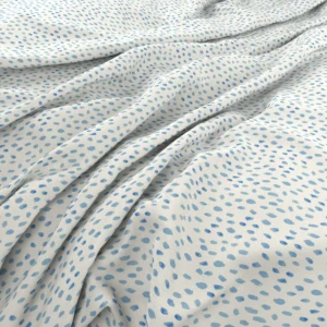 Dotty Fabric from Wemyss Wee Prints collection - blue spotted printed