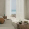 Faye Fabric from Prestigious Textiles Faye collection - white plain woven