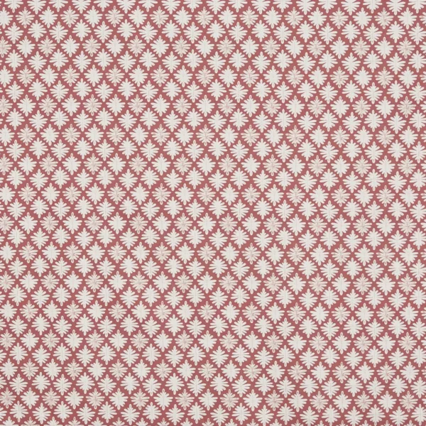 Baker Fabric from Prestigious Textiles Jazz collection - red geometric printed