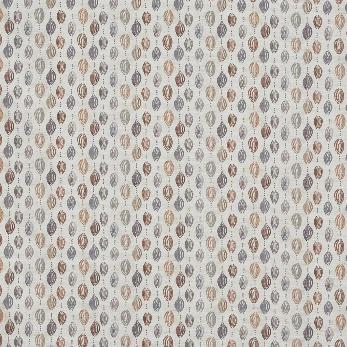 Bebop Fabric - Pebble by Bebop Fabric from Prestigious Textiles Jazz collection - brown spotted printed