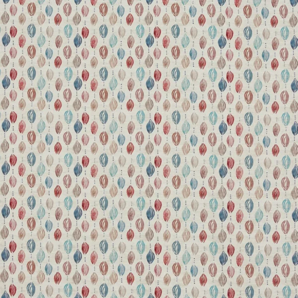 Bebop Fabric - Rio by Bebop Fabric from Prestigious Textiles Jazz collection - multicolour spotted printed