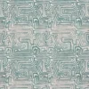 Benson Fabric from Prestigious Textiles Jazz collection - blue contemporary printed