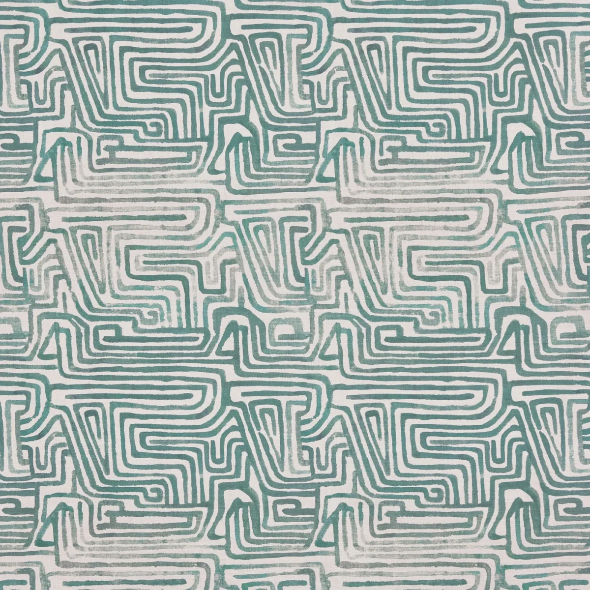 Benson Fabric from Prestigious Textiles Jazz collection - blue contemporary printed