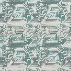 Benson Fabric from Prestigious Textiles Jazz collection - blue contemporary printed