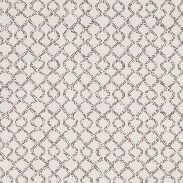 Jooles Fabric - Pebble by Jools Fabric from Prestigious Textiles Jazz collection - black-grey geometric printed