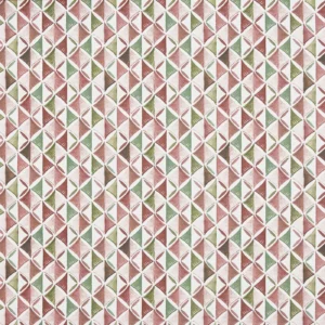 Modal Fabric from Prestigious Textiles Jazz collection - pink geometric printed