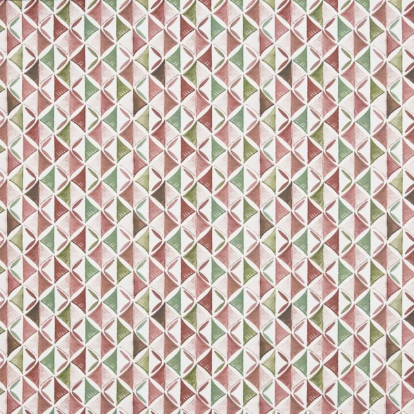 Modal Fabric from Prestigious Textiles Jazz collection - pink geometric printed
