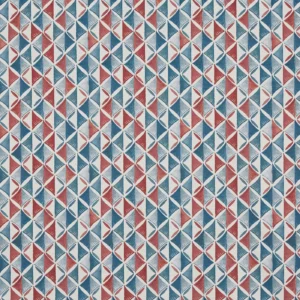 Modal Fabric from Prestigious Textiles Jazz collection - blue geometric printed