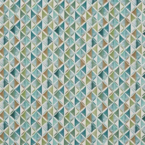 Modal Fabric from Prestigious Textiles Jazz collection - blue geometric printed