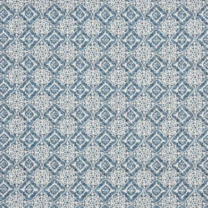 Simone Fabric from Prestigious Textiles Jazz collection - blue geometric printed