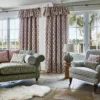 Modal Fabric from Prestigious Textiles Jazz collection - blue geometric printed