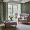 Simone Fabric from Prestigious Textiles Jazz collection - blue geometric printed