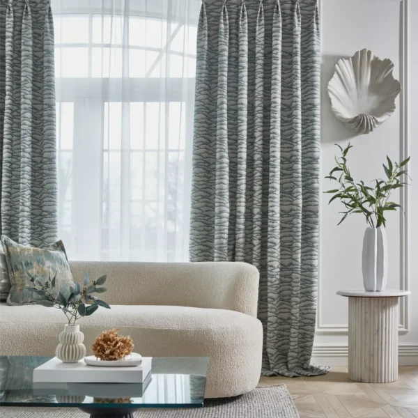 Pinnacle Fabric from Prestigious Textiles Skylight collection - black-grey contemporary woven