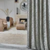 Elodie Fabric from Prestigious Textiles Skylight collection - blue contemporary embroideried