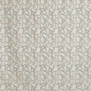 Elodie Fabric from Prestigious Textiles Skylight collection - brown contemporary embroideried