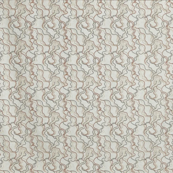 Elodie Fabric from Prestigious Textiles Skylight collection - brown contemporary embroideried