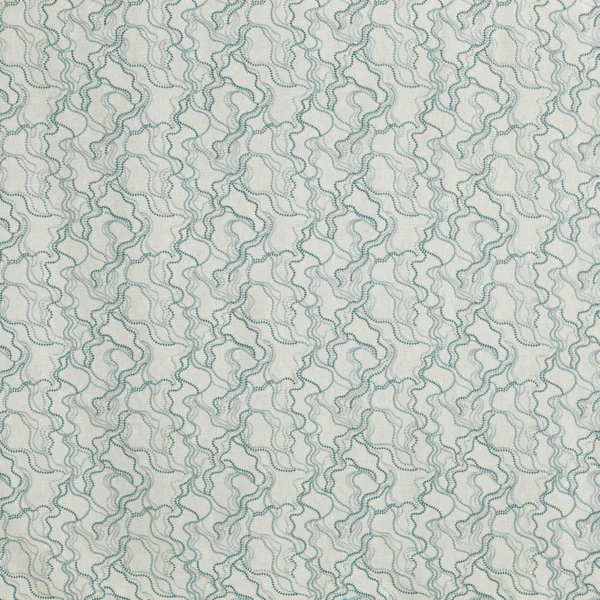 Elodie Fabric - Rockpool by Elodie Fabric from Prestigious Textiles Skylight collection - blue contemporary embroideried