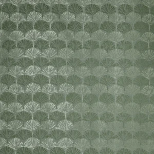Selene Fabric from Prestigious Textiles Skylight collection - green spotted jacquard