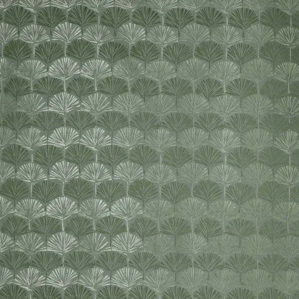 Selene Fabric - Lilypad by Selene Fabric from Prestigious Textiles Skylight collection - green spotted jacquard