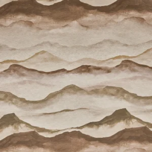 Ophelia Fabric from Prestigious Textiles Skylight collection - brown contemporary printed