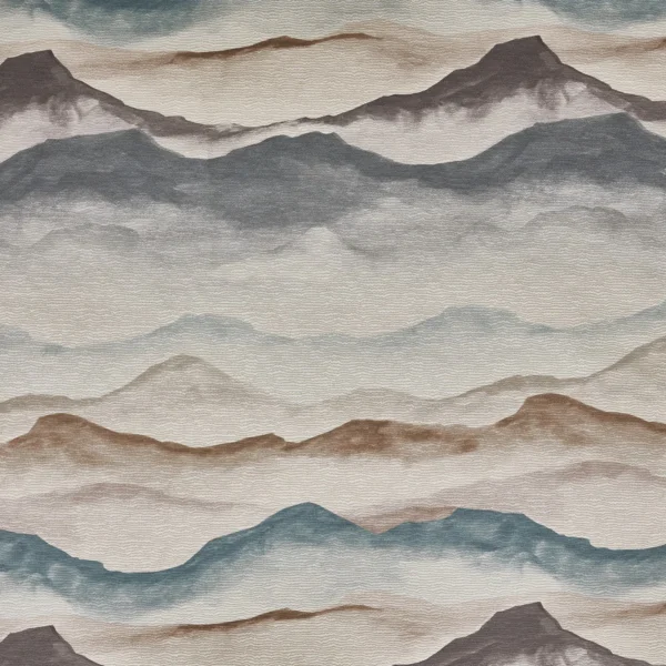 Ophelia Fabric from Prestigious Textiles Skylight collection - blue contemporary printed