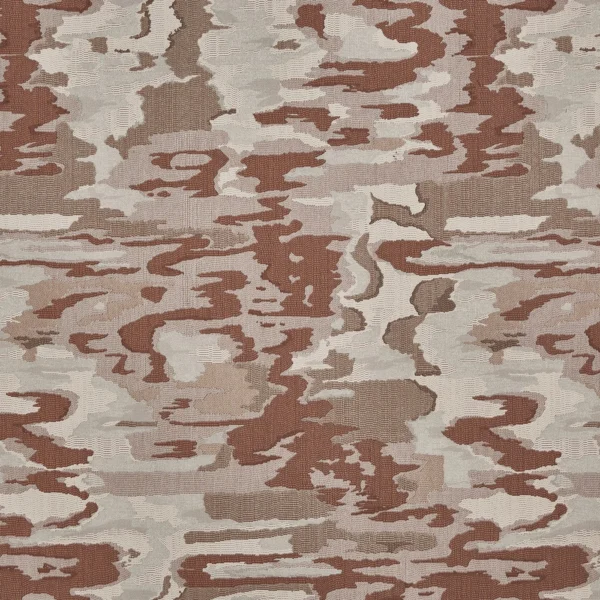 Utopia Fabric - Coral by Utopia Fabric from Prestigious Textiles Skylight collection - red contemporary woven