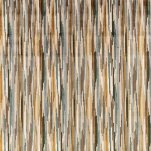 Benito Fabric from Romo Zephi collection - brown striped velvet-chenille