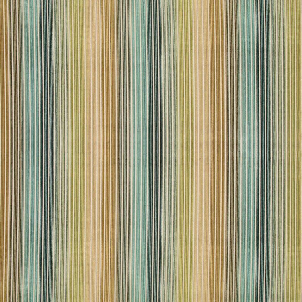 Edu Fabric from Romo Zephi collection - blue striped velvet-chenille