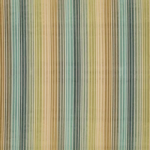 Edu Fabric from Romo Zephi collection - blue striped velvet-chenille
