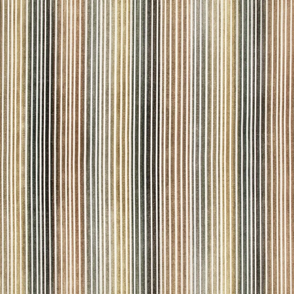 Edu Fabric - Tundra by Edu Fabric from Romo Zephi collection - black-grey striped velvet-chenille