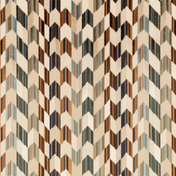 Tabora Fabric - Cacao by Tabora Fabric from Romo Zephi collection - brown striped velvet-chenille
