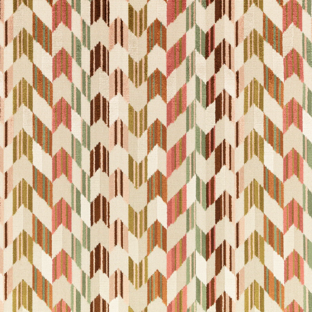 Tabora Fabric - Pomelo by Tabora Fabric from Romo Zephi collection - yellow striped velvet-chenille