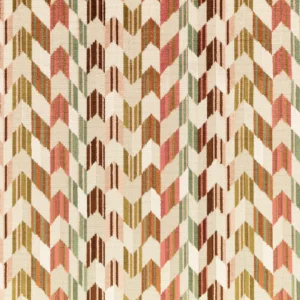 Tabora Fabric from Romo Zephi collection - yellow striped velvet-chenille