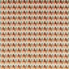 Javi Fabric from Romo Zephi collection - orange striped velvet-chenille