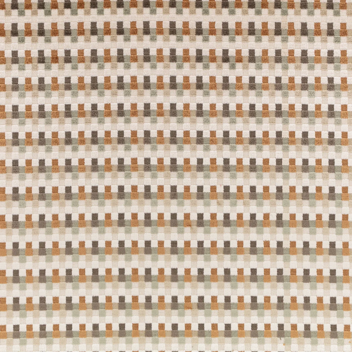 Javi Fabric - Copper by Javi Fabric from Romo Zephi collection - blue striped velvet-chenille