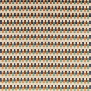Javi Fabric from Romo Zephi collection - brown striped velvet-chenille