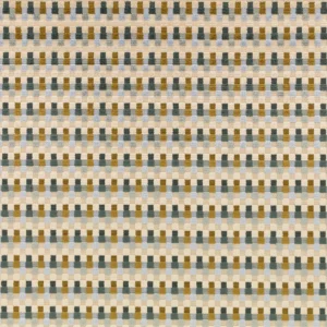 Javi Fabric from Romo Zephi collection - blue striped velvet-chenille