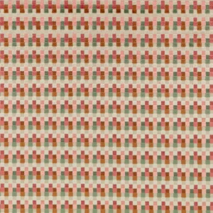 Javi Fabric from Romo Zephi collection - pink striped velvet-chenille