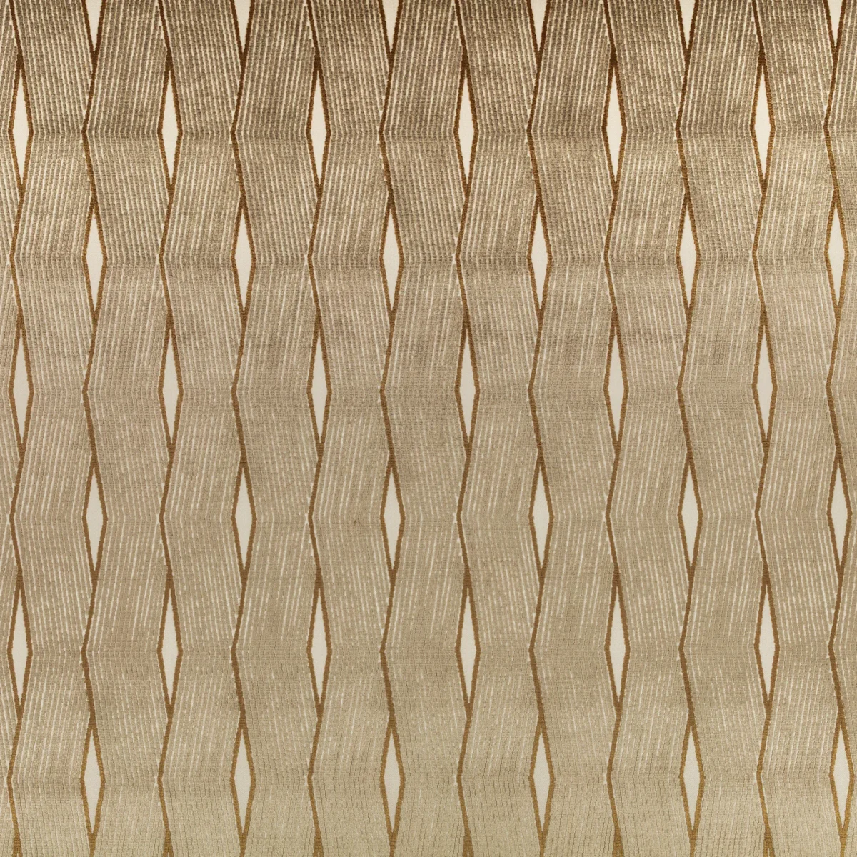 Zephi Fabric - Clay by Zephi Fabric from Romo Zephi collection - brown striped velvet-chenille