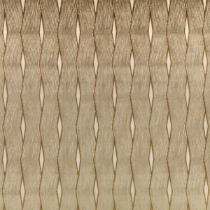 Zephi Fabric from Romo Zephi collection - brown striped velvet-chenille