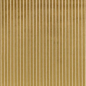 Stria Fabric from Romo Zephi collection - yellow striped velvet-chenille