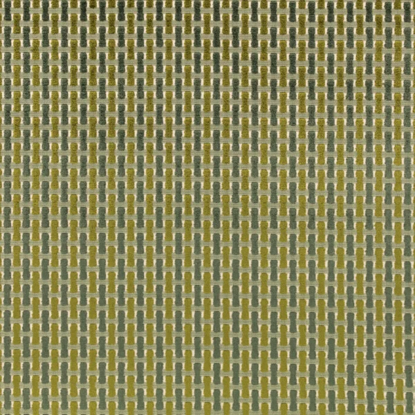 Atiba Fabric - Elm by Atiba Fabric from Romo Zephi collection - green striped velvet-chenille