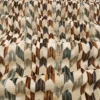 Tabora Fabric from Romo Zephi collection - brown striped velvet-chenille