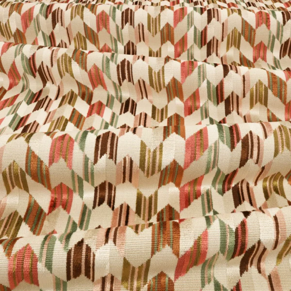 Tabora Fabric - Pomelo by Tabora Fabric from Romo Zephi collection - yellow striped velvet-chenille
