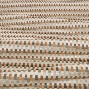 Javi Fabric from Romo Zephi collection - blue striped velvet-chenille