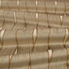 Zephi Fabric from Romo Zephi collection - brown striped velvet-chenille